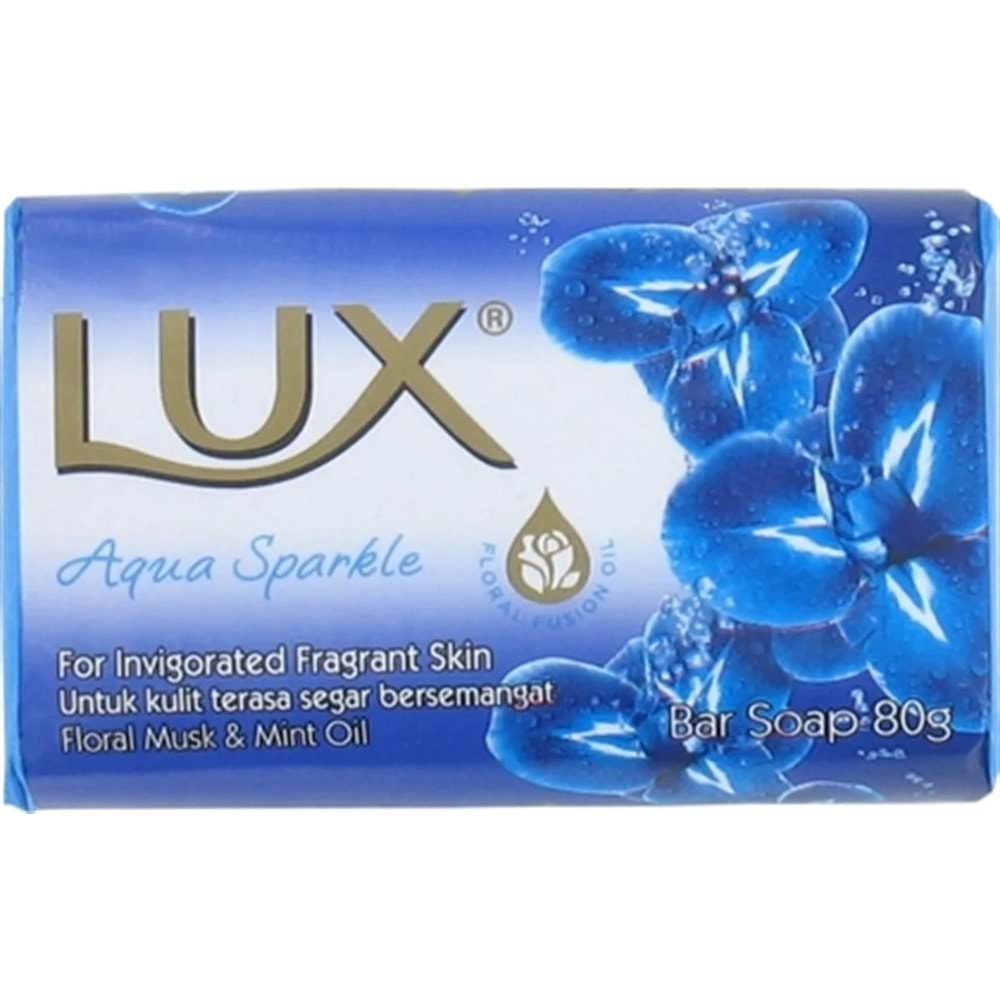 Lux Sabun 80GR Aqua Sparkle (Su Gibi Işıltı) (4 Lü Set)