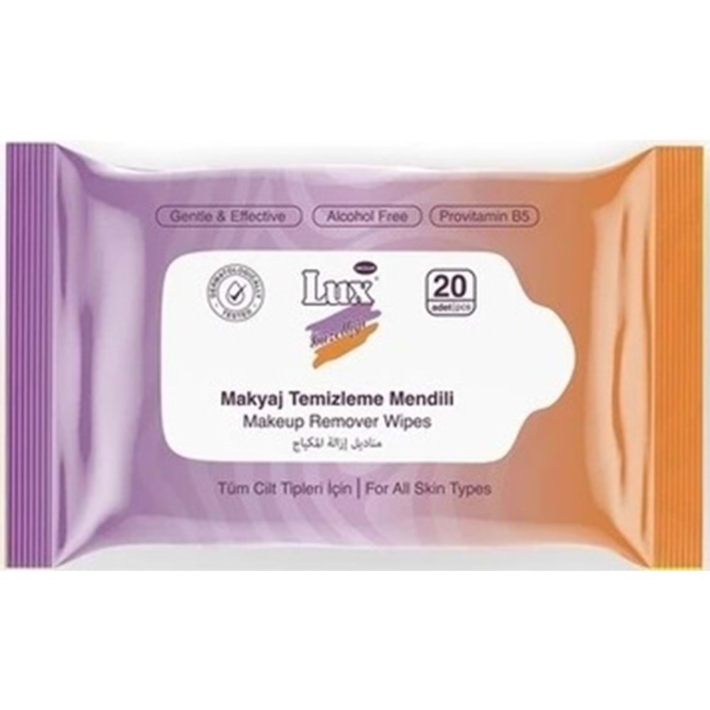 Lux Makyaj Temizleme Mendili Havlu 80 Yaprak (4PK*20)