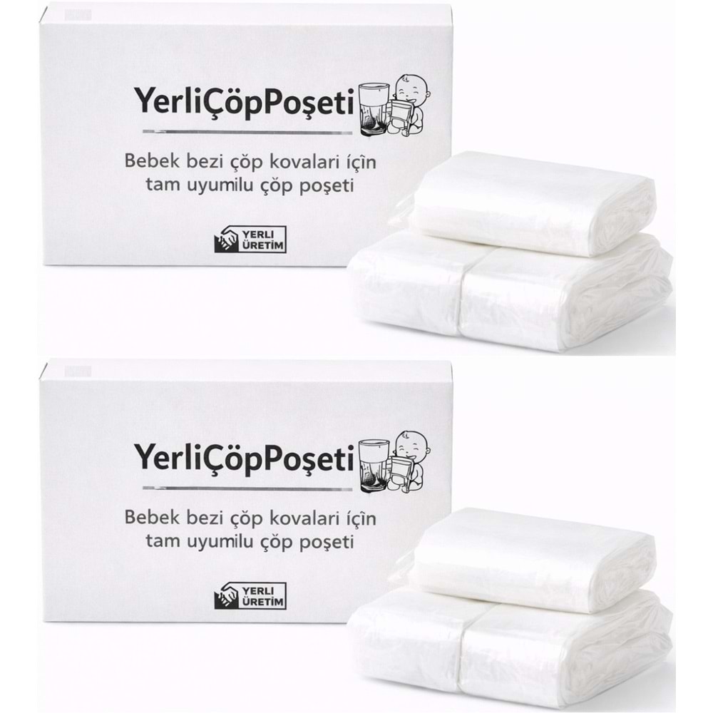 Mandaş Tommee Tippee Twist & Click Çöp Poşeti Tam Uyumlu Yerli (3 Lü Yedek Set) KOVASIZ (2 Li Set)