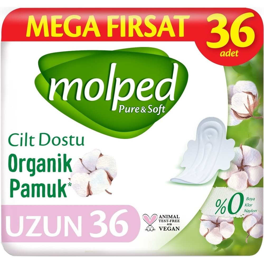 Molped Pure&Soft Hijyenik Ped Avantaj PK Normal 276 + Uzun 216 + Gece 180 Toplam : 672 Adet