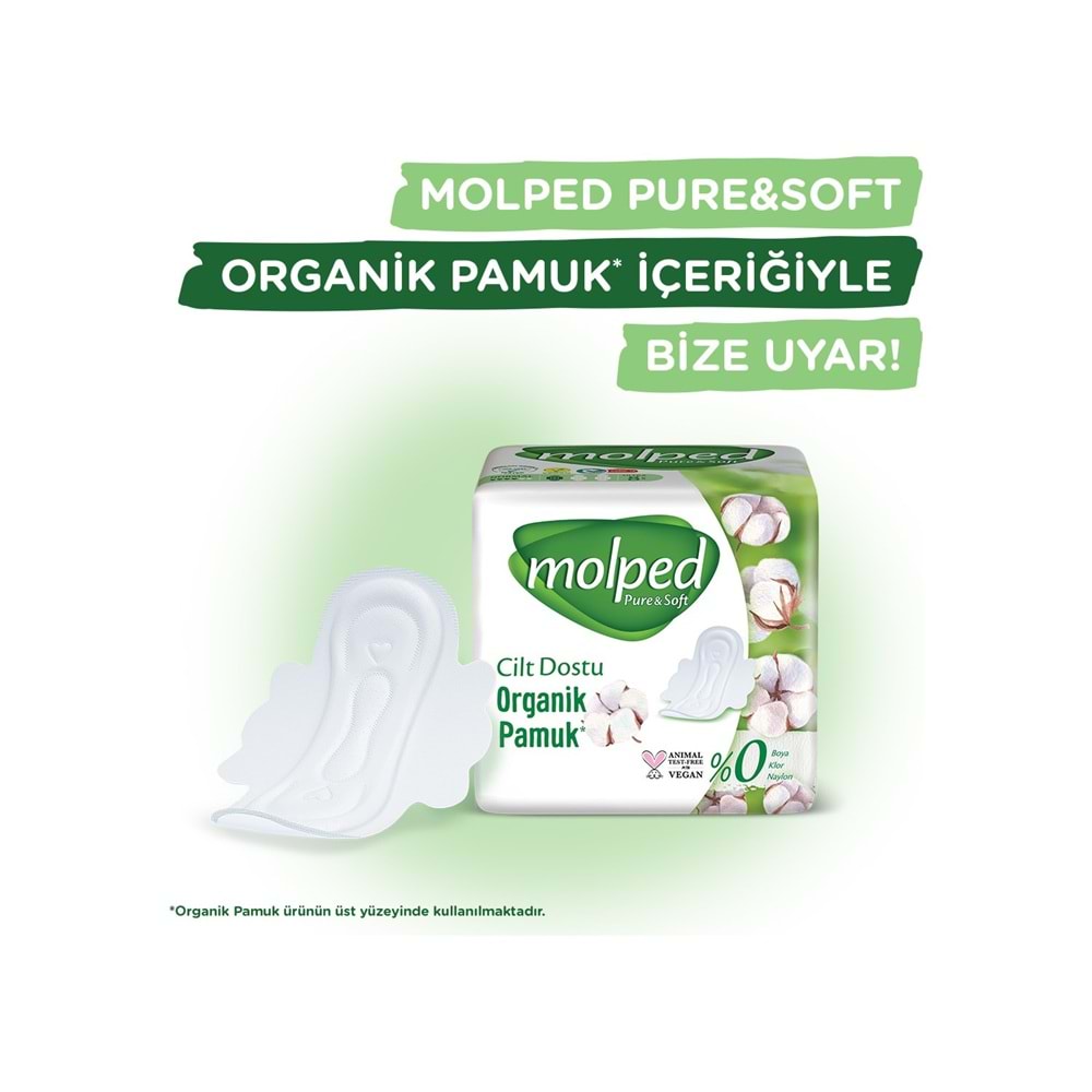 Molped Pure&Soft Hijyenik Ped Avantaj PK Normal 276 + Uzun 216 + Gece 180 Toplam : 672 Adet