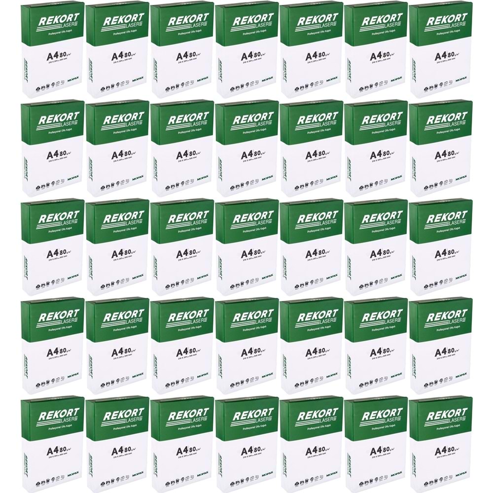 Mopak Rekort A4 80GR/M2 Fotokopi Kağıdı 17500 Adet (35PK*500)
