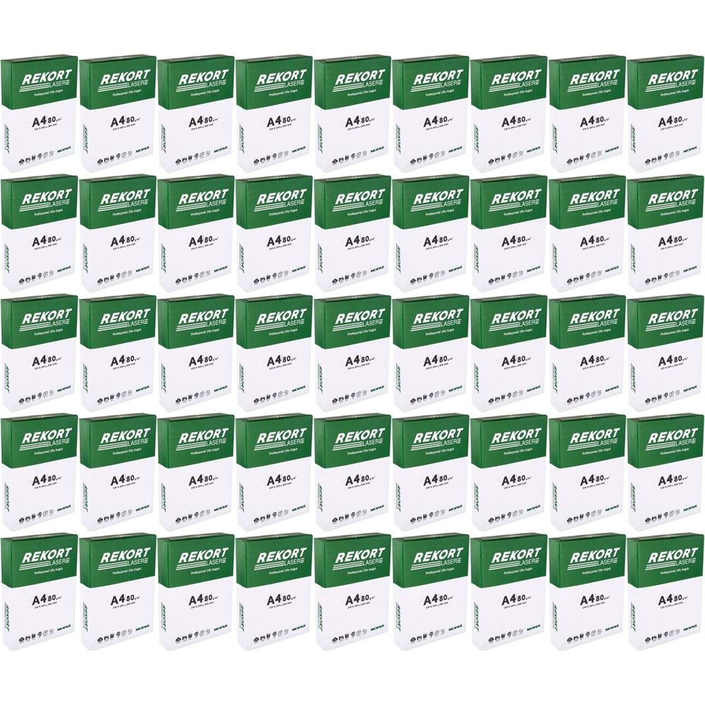 Mopak Rekort A4 80GR/M2 Fotokopi Kağıdı 22500 Adet (45PK*500)