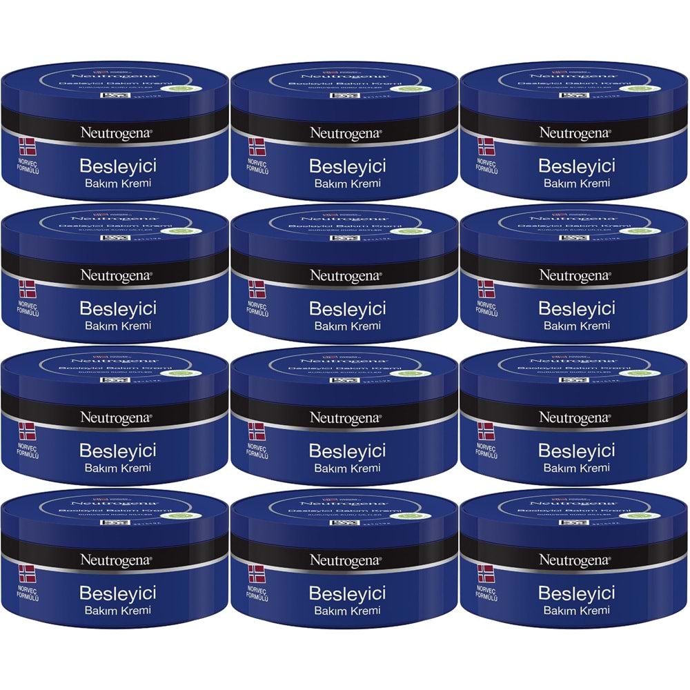 Neutrogena Norveç Formülü Besleyici Bakım Kremi 200ML (12 Li Set)