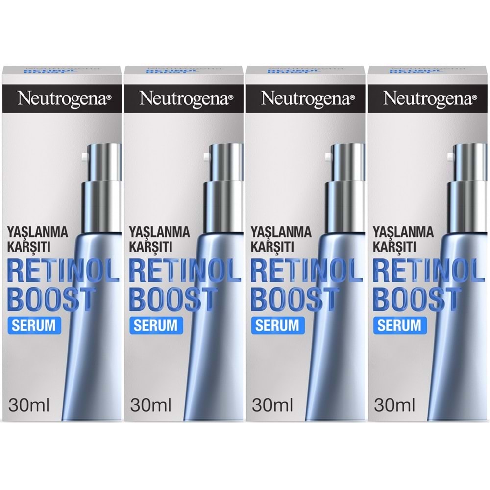 Neutrogena Retinol Boost Serum Antiaging 30ML (Yaşlanma Karşıtı Serum) (4 Lü Set)