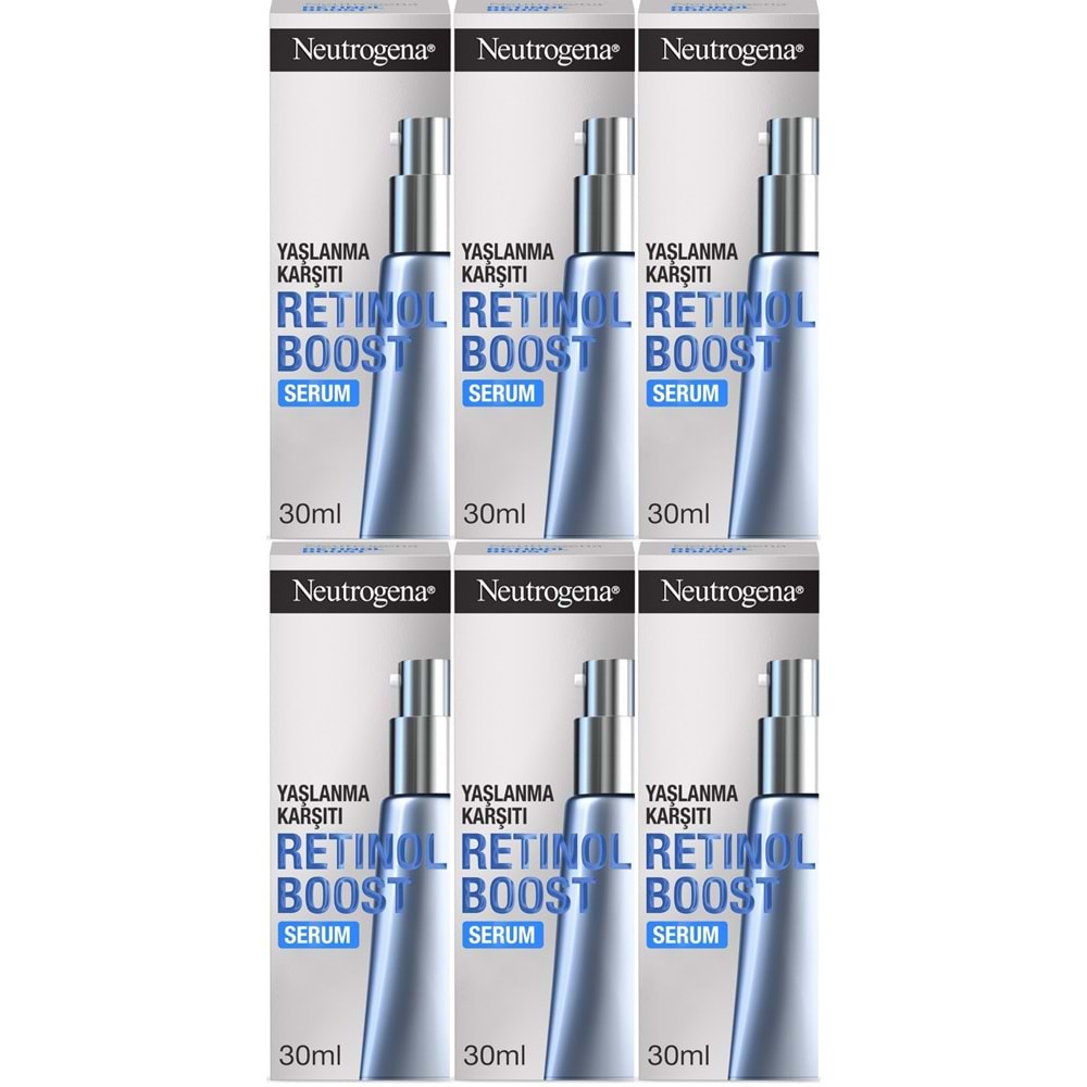 Neutrogena Retinol Boost Serum Antiaging 30ML (Yaşlanma Karşıtı Serum) (6 Lı Set)