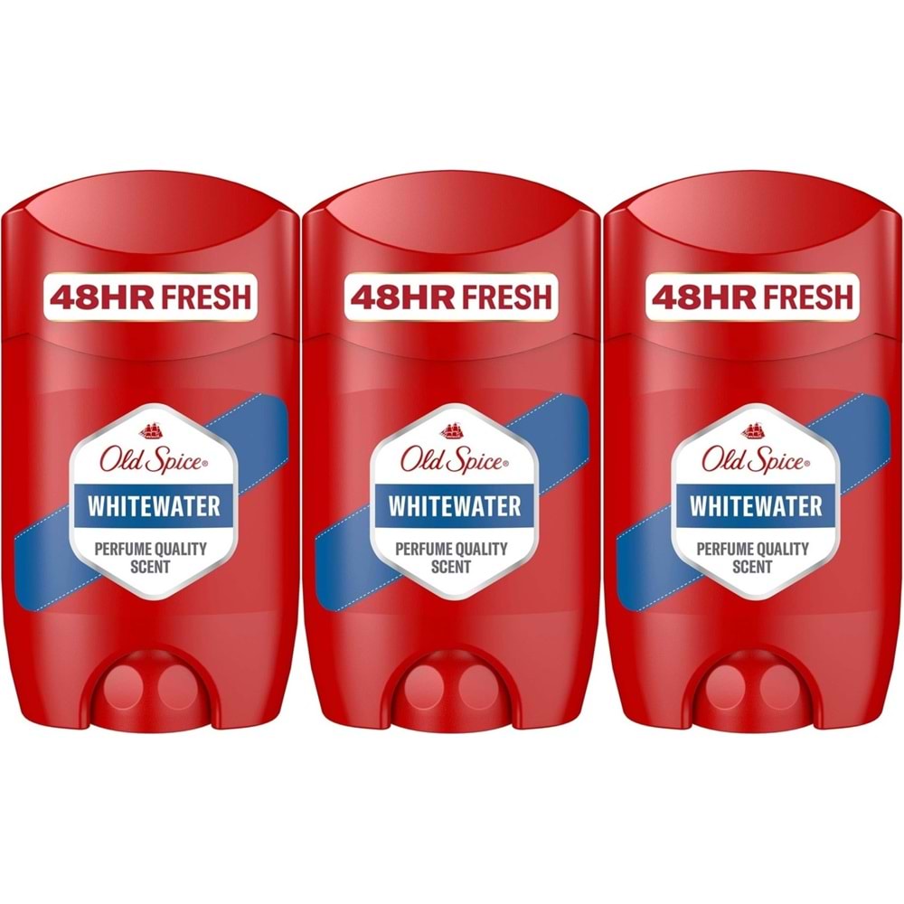 Old Spice WhiteWater Stick Roll-On Men/Erkek Deodorant 50ML (3 Lü Set)