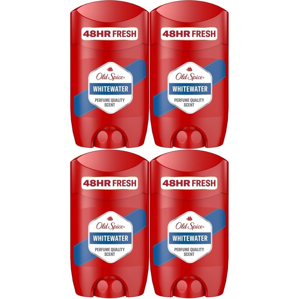 Old Spice WhiteWater Stick Roll-On Men/Erkek Deodorant 50ML (4 Lü Set)