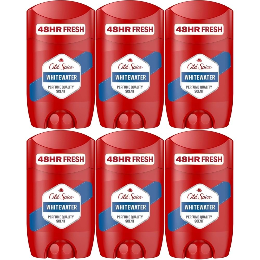 Old Spice WhiteWater Stick Roll-On Men/Erkek Deodorant 50ML (6 Lı Set)