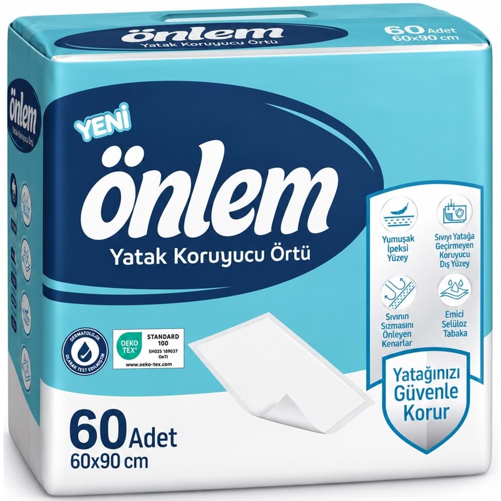 Önlem Yatak Koruyucu Örtü 60*90 CM 60 Adet