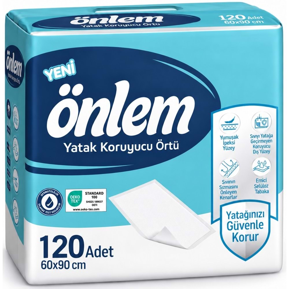 Önlem Yatak Koruyucu Örtü 60*90 CM 120 Adet