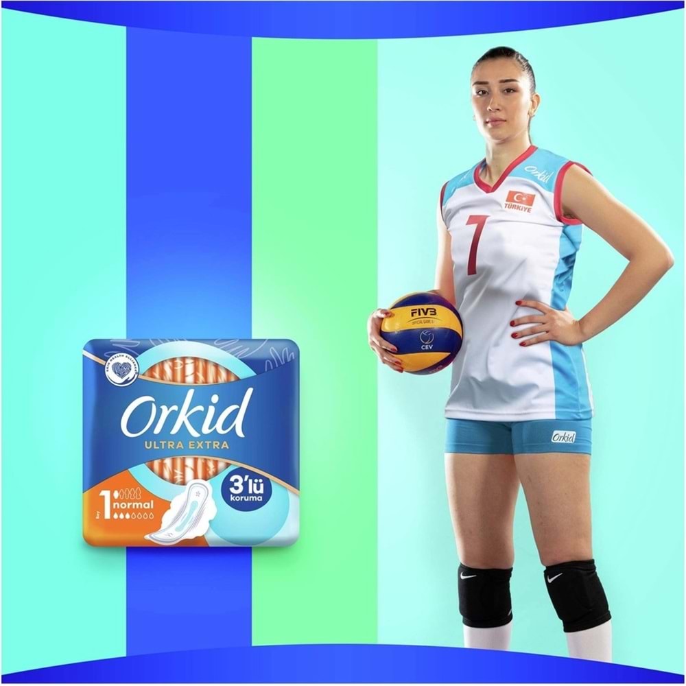 Orkid Hijyenik Ped Ultra Extra Normal 72 Adet Standart Pk (9PK*8)