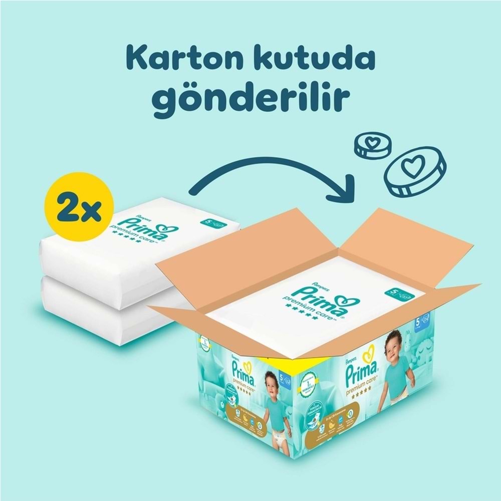 Prima Premium Care Bebek Bezi Beden:5 (11-16) Junior 148 Adet Mega Fırsat Pk