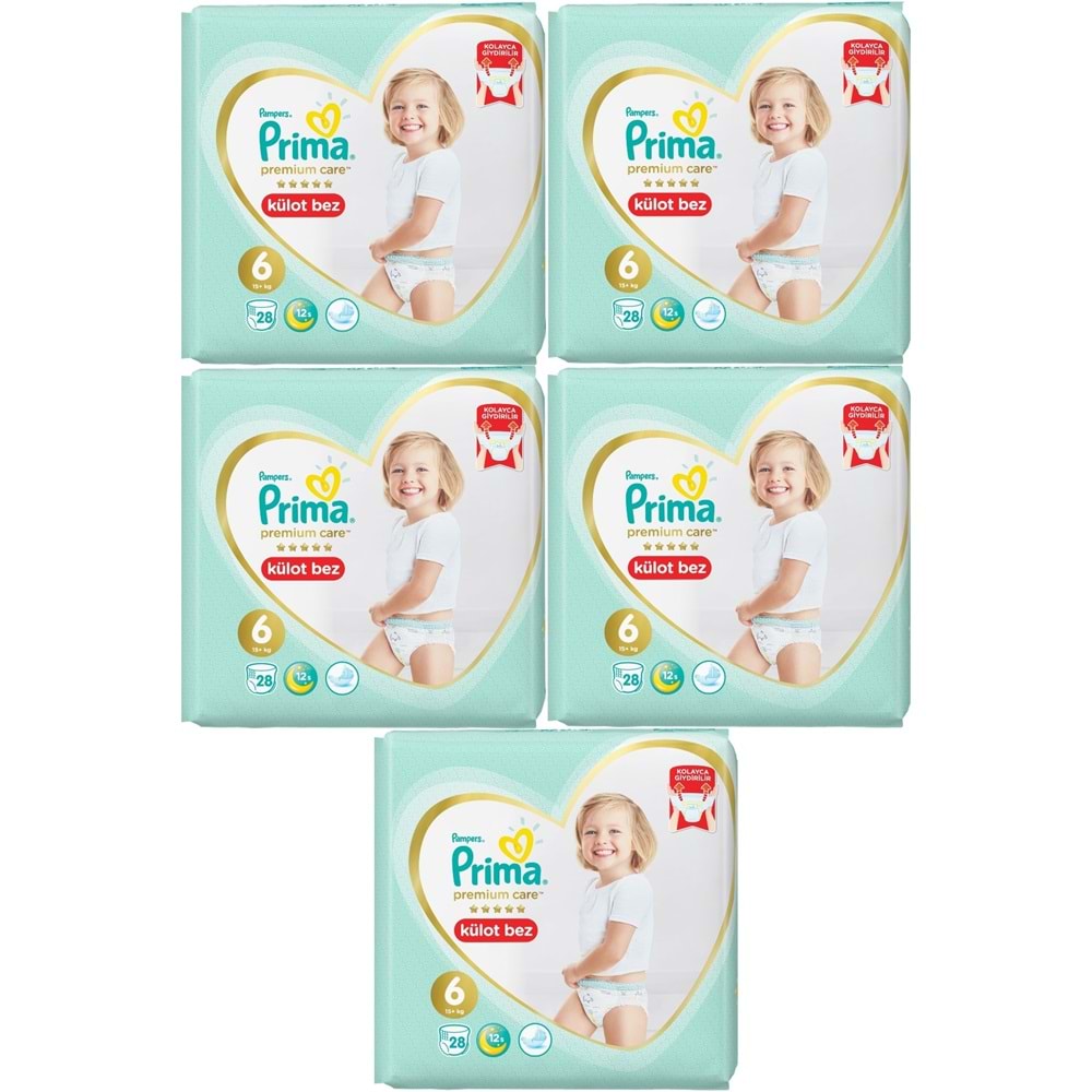 Prima Premium Care Külot Bebek Bezi Beden:6 (15+) 140 Adet Mega Ekonomik Pk