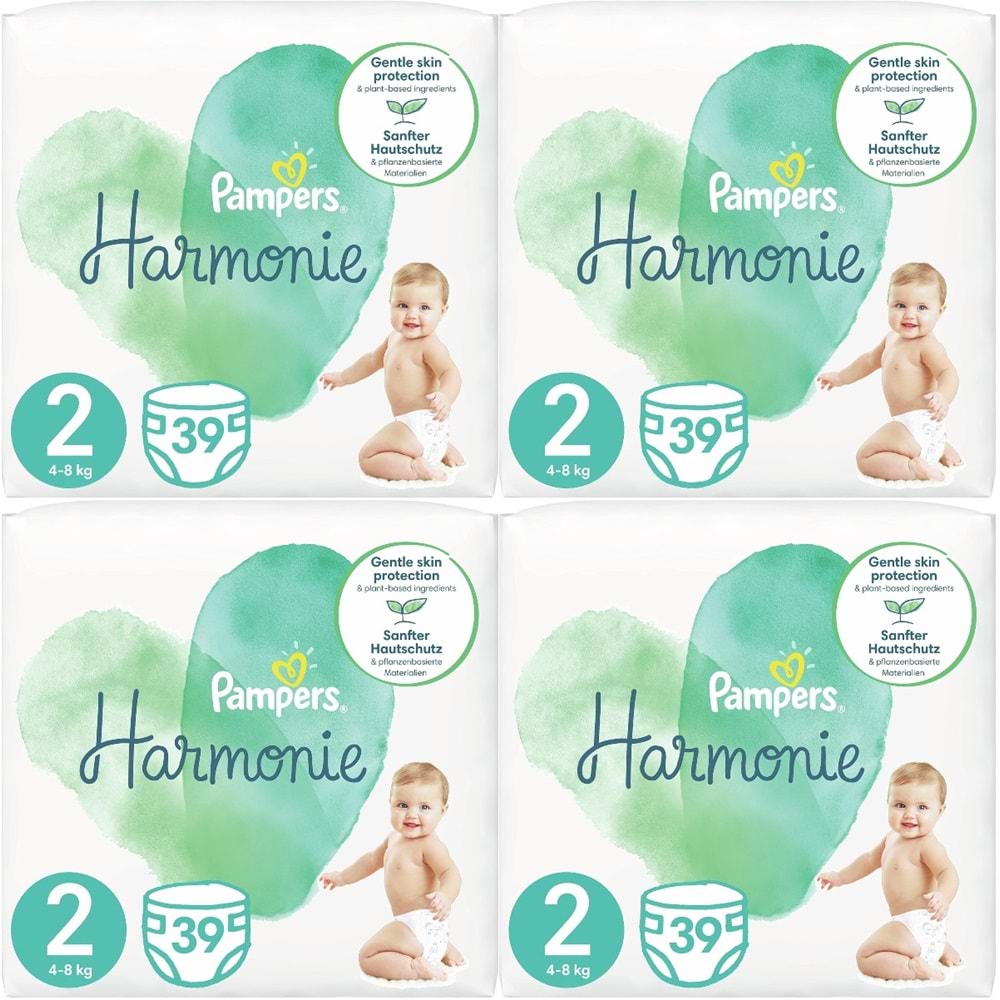 Prima Pampers Harmonie Bebek Bezi Beden:2 (4-8KG) Mini 156 Adet Avantaj Ultra Fırsat Pk