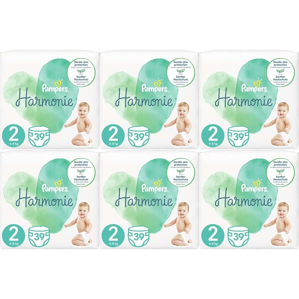 Prima Pampers Harmonie Bebek Bezi Beden:2 (4-8KG) Mini 234 Adet Ekstra Ultra Fırsat Pk