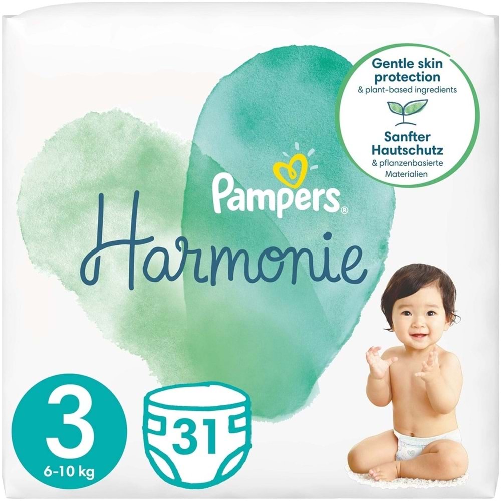 Prima Pampers Harmonie Bebek Bezi Beden:3 (6-10KG) Midi 186 Adet Ekstra Ultra Fırsat Pk