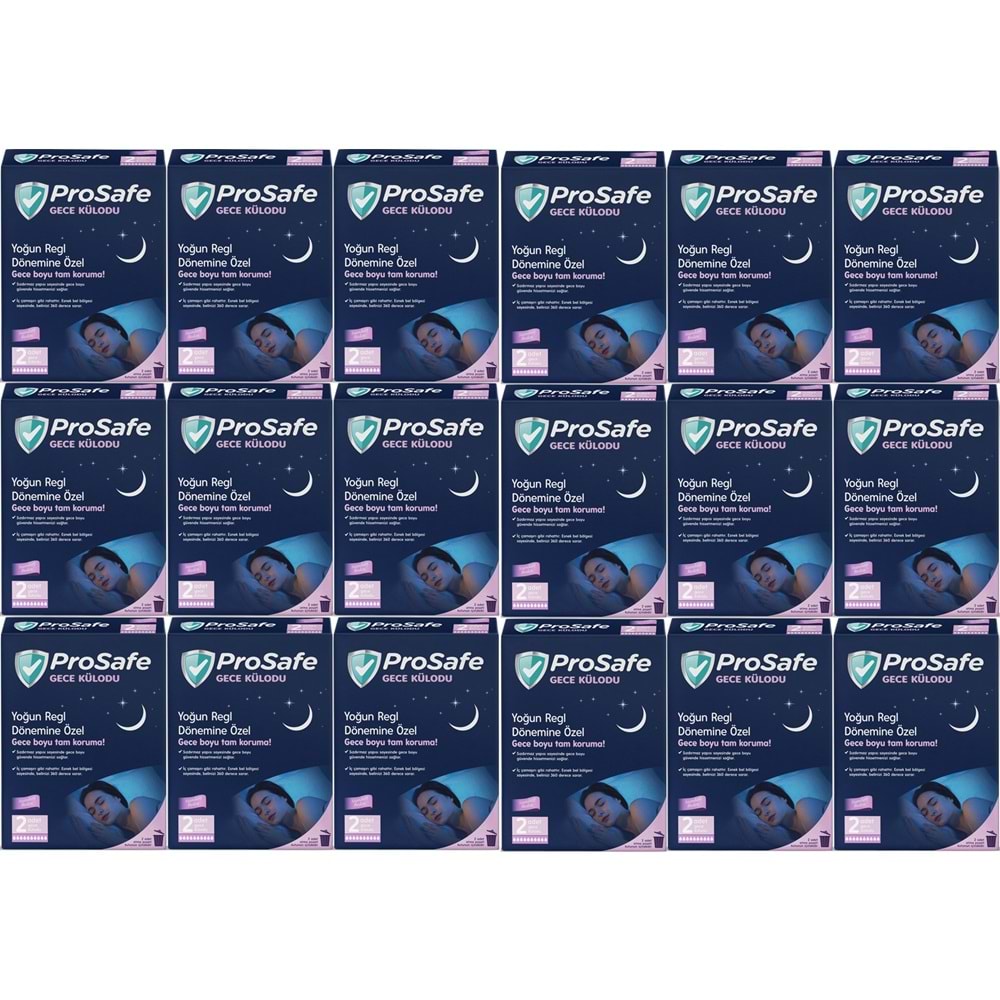 Prosafe Gece Külodu / Külot (Yoğun Regl Dönemine Özel) (36 Lı Set) (18PK*2)