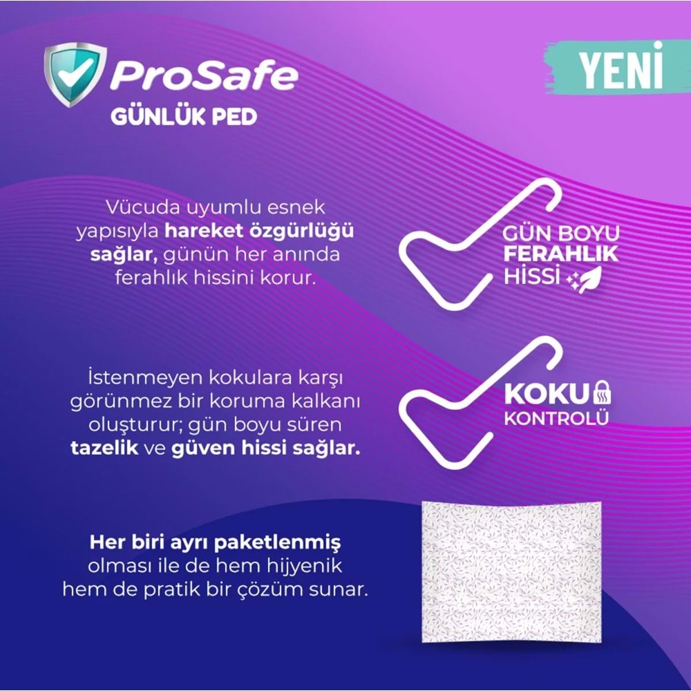 Prosafe Günlük Ped Extra Uzun 960 Adet