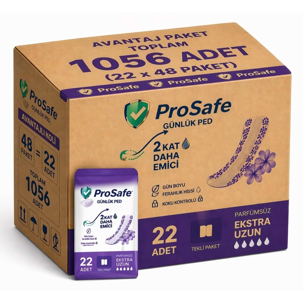 Prosafe Günlük Ped Uzun 1056 Adet