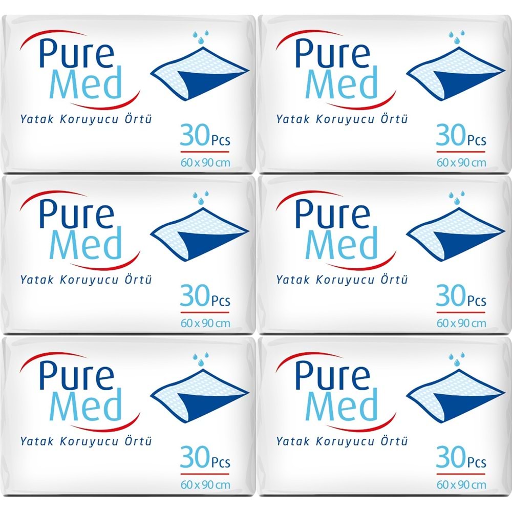Puremed Hasta Yatak Koruyucu 60*90CM 180 Adet (6PK*30)