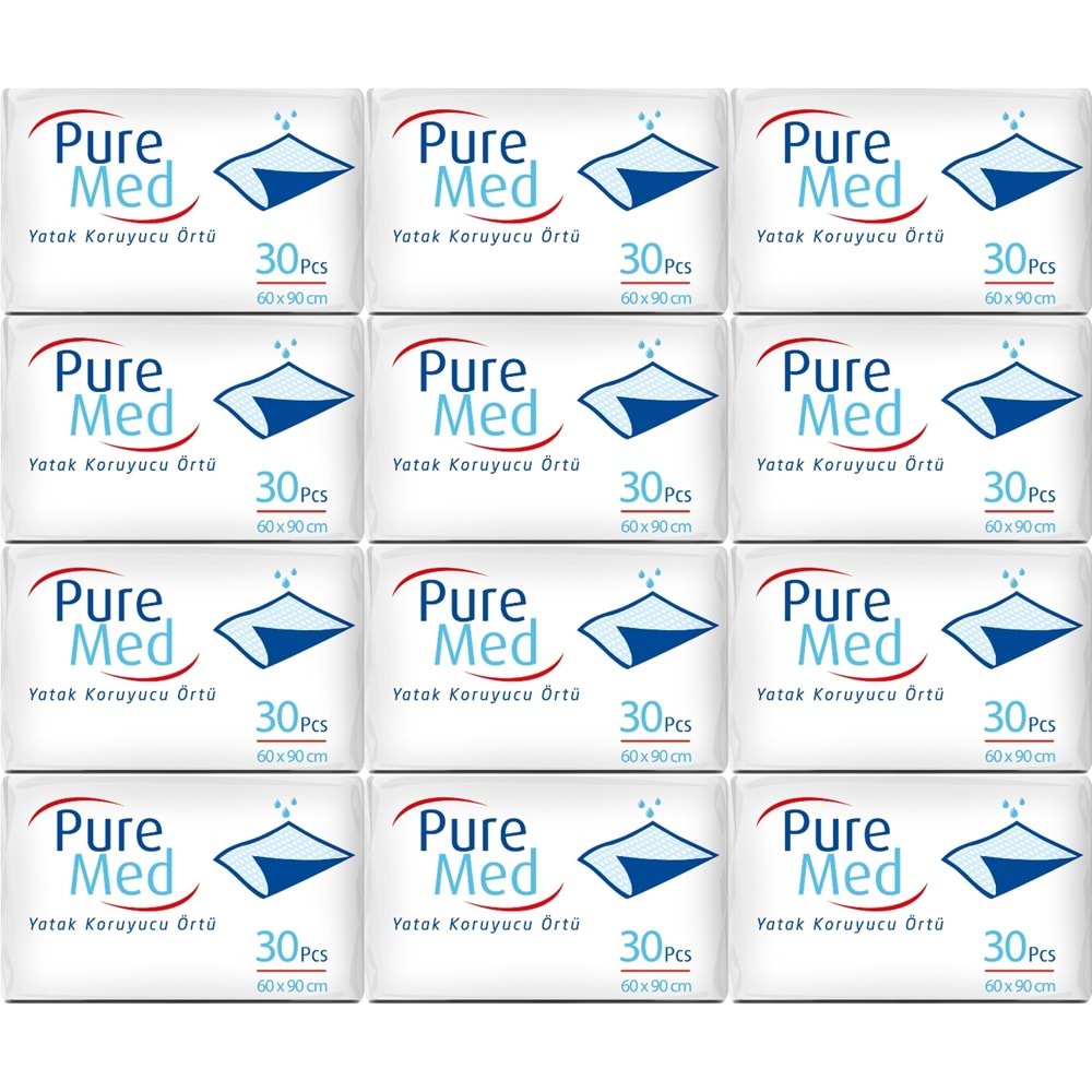 Puremed Hasta Yatak Koruyucu 60*90CM 360 Adet (12PK*30)