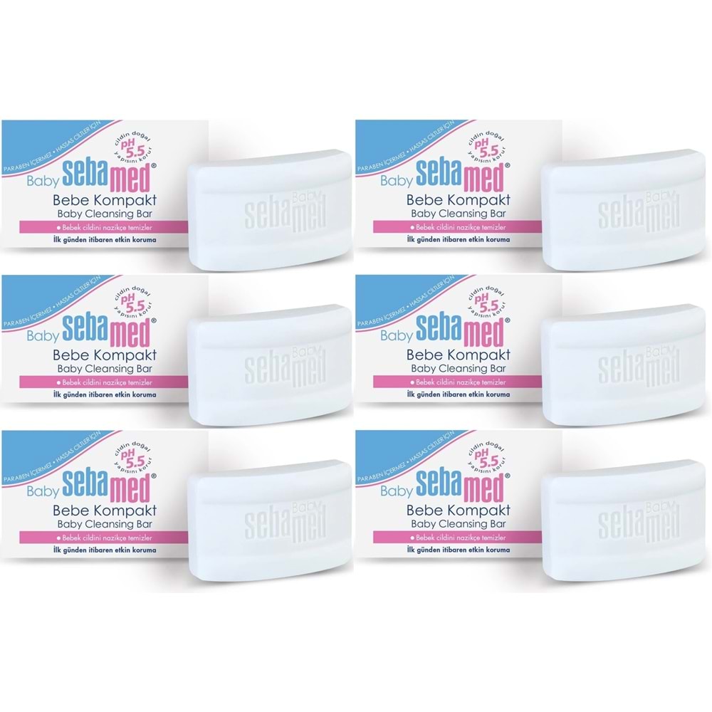 Sebamed Bebek Sabunu 100Gr Kompakt (6 Lı Set)