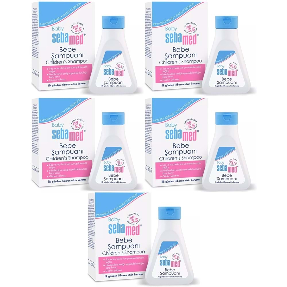 Sebamed Bebek Şampuanı 150ML Yeni Doğan (5 Li Set)
