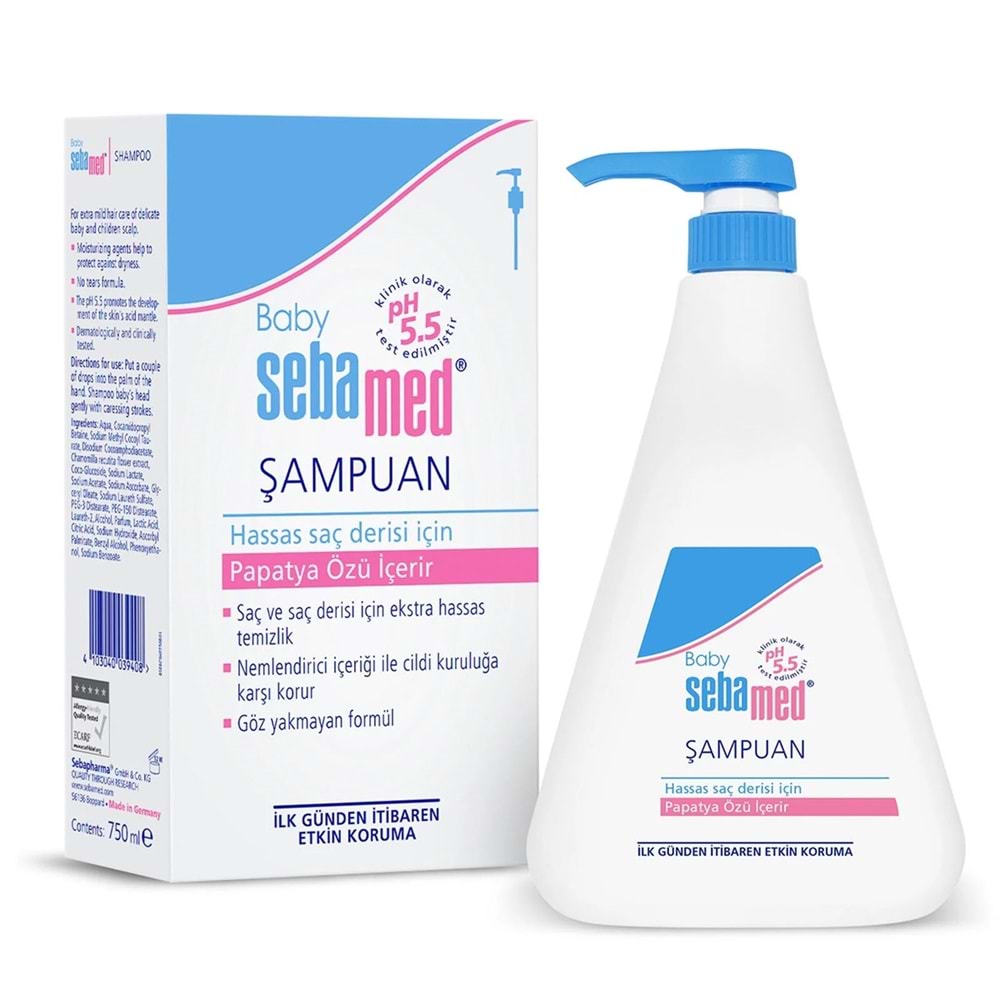 Sebamed Bebek Şampuanı 750ML Pompalı (Fırsat Pk) (3 Lü Set)