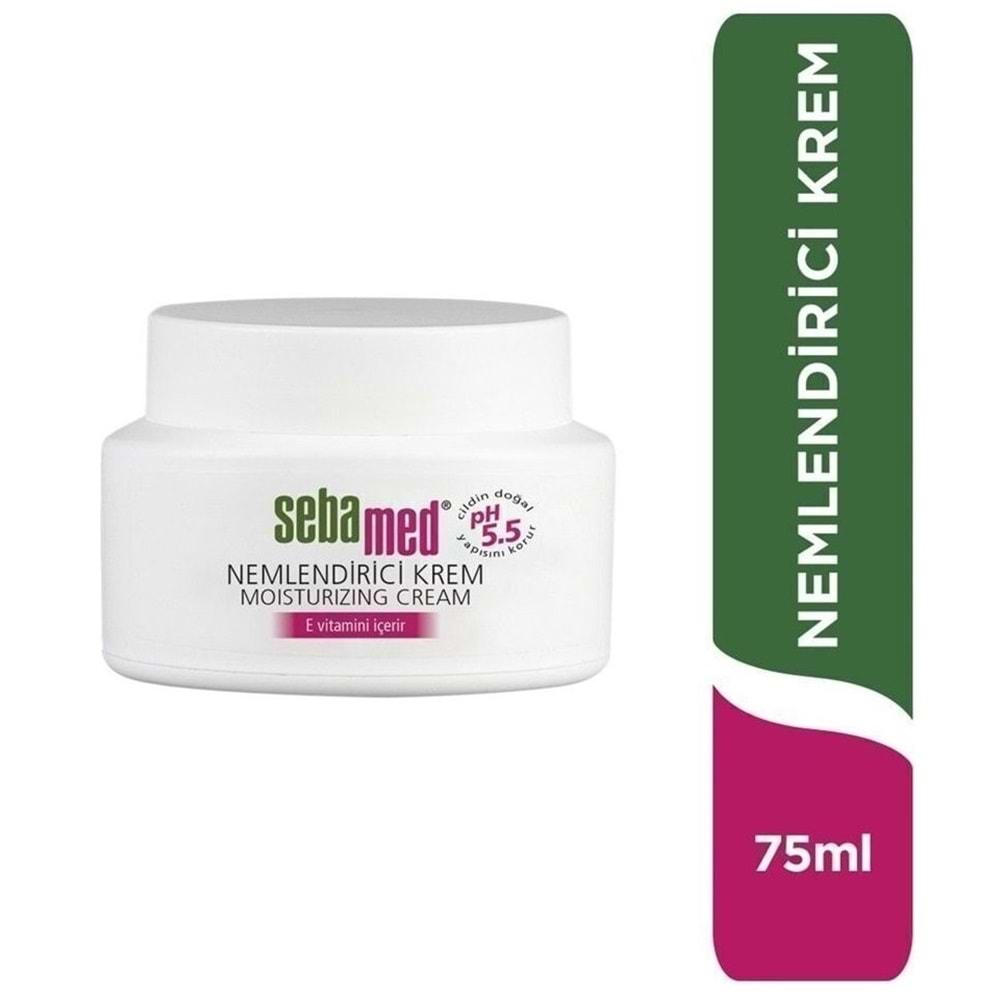 Sebamed Nemlendirici Cilt Bakım Kremi 75ML Günlük Bakım (Yüz - Boyun - Vücut) (4 Lü Set)