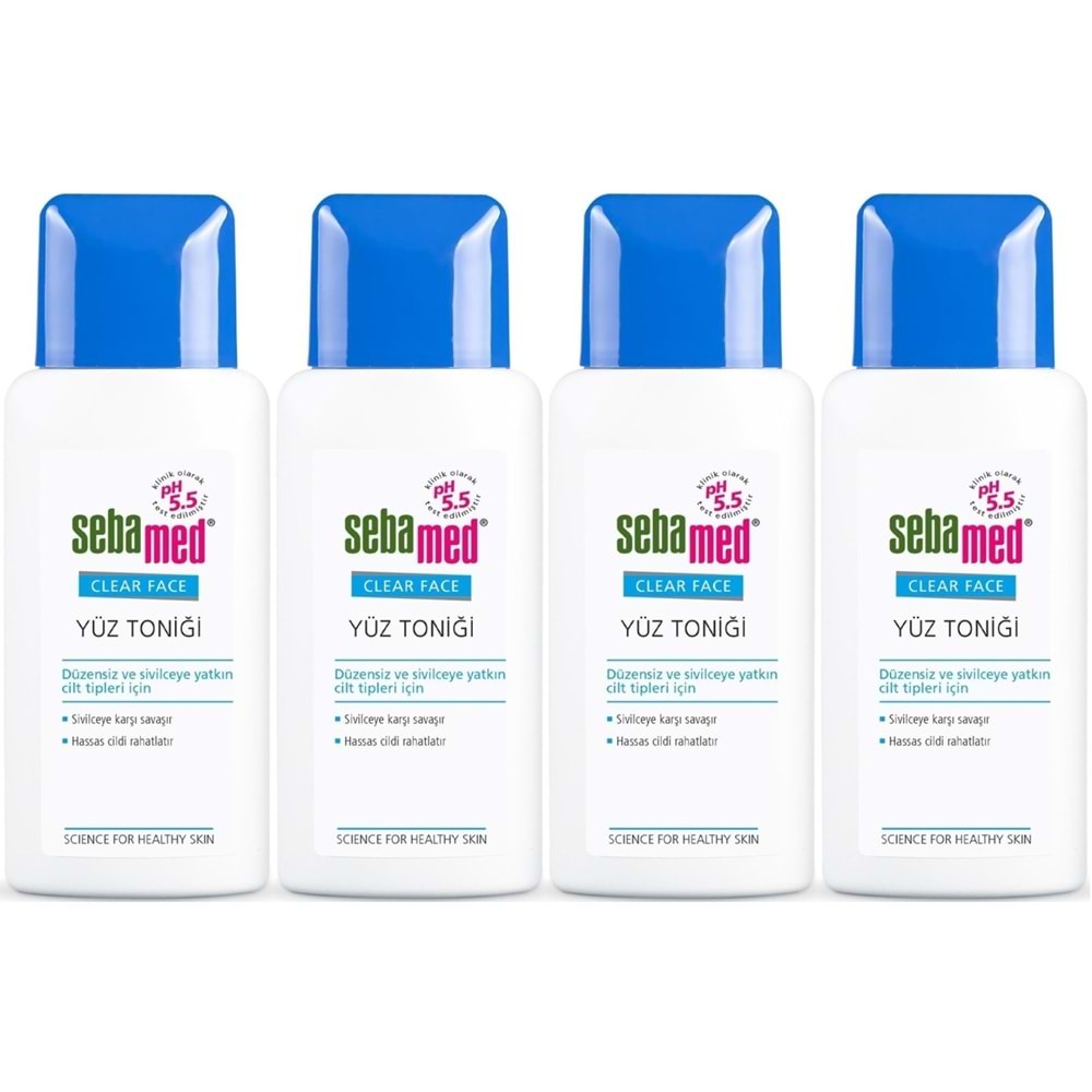 Sebamed Clear Face Yüz Temizleyici Toniği 200ML (4 Lü Set)