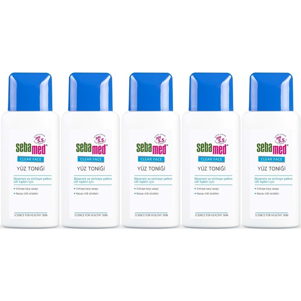 Sebamed Clear Face Yüz Temizleyici Toniği 200ML (5 Li Set)