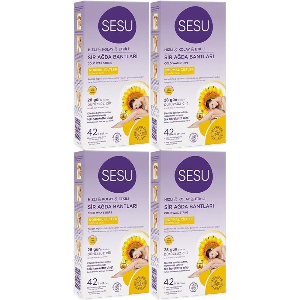 Sesu Sir Ağda Bandı 42 Li Pk Normal Ciltler (4 Lü Set)