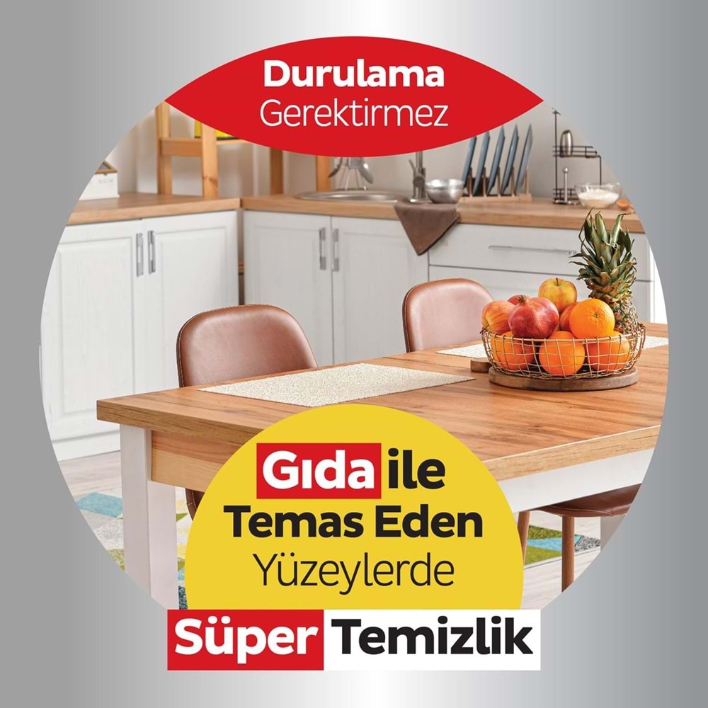 Sleepy Easy Clean Yüzey Temizlik Mutfak Havlusu -Mendili 50 Yaprak Limon Yağlı (4Lü Set) 200 Yaprak