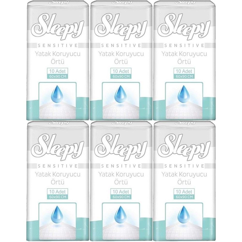Sleepy Hasta Yatak Koruyucu 60*90CM 60 Adet (6PK*10)