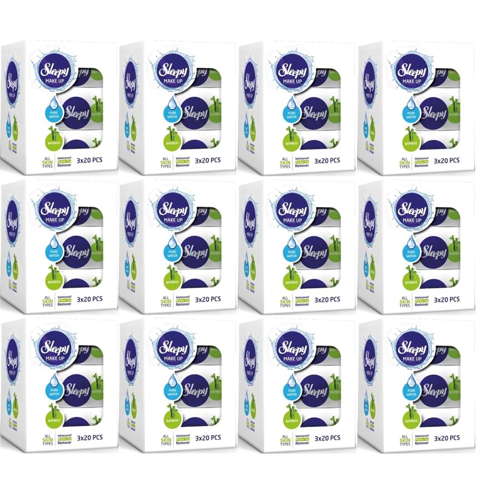 Sleepy Yüz Temizleme Havlusu Bamboo Make Up 720 Yaprak (36PK*20)