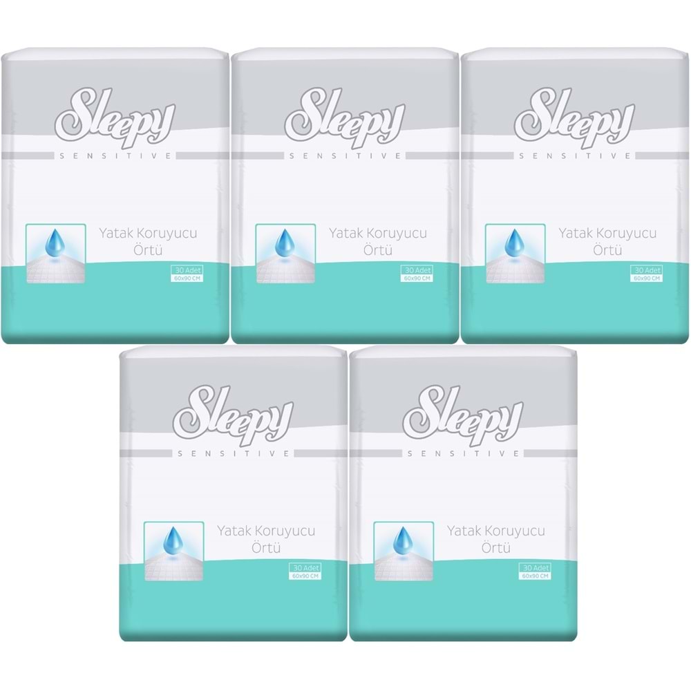 Sleepy Hasta Yatak Koruyucu 60*90CM 150 Adet (5PK*30)