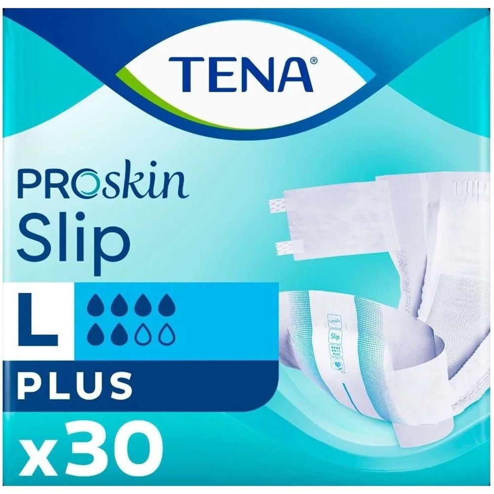 Tena Proskin Slip Plus Bel Bantlı Yetişkin Bezi L - Büyük - Large 90 Adet