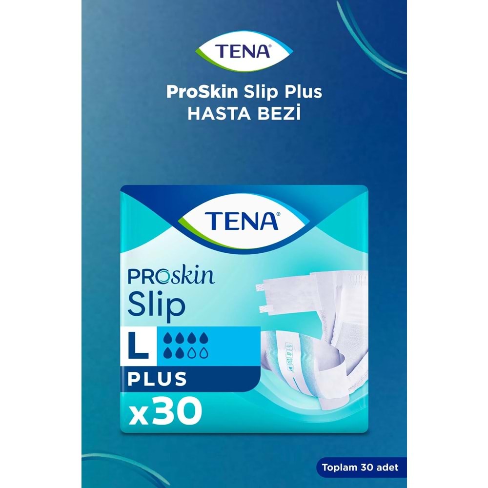 Tena Proskin Slip Plus Bel Bantlı Yetişkin Bezi L - Büyük - Large 90 Adet