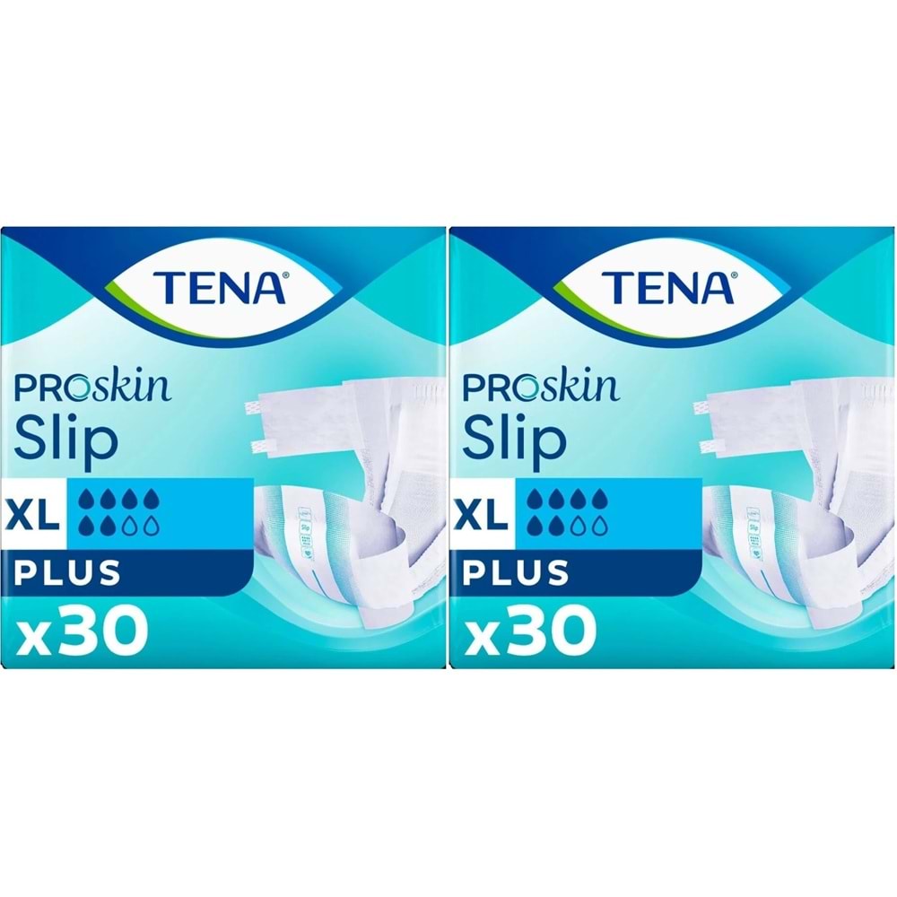 Tena Proskin Slip Plus Bel Bantlı Yetişkin Bezi XL - Ekstra Büyük - Extra Large 60 Adet