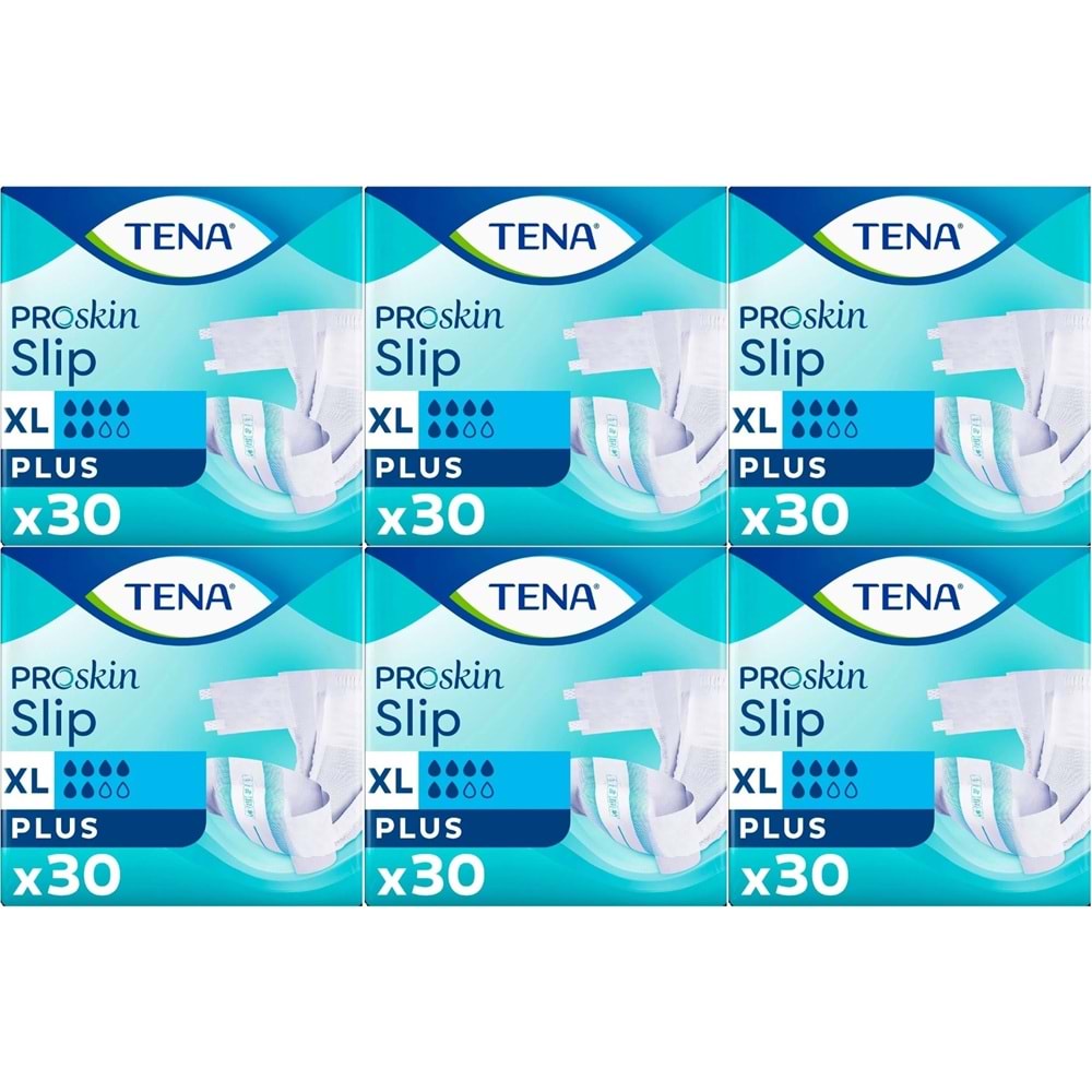 Tena Proskin Slip Plus Bel Bantlı Yetişkin Bezi XL - Ekstra Büyük - Extra Large 180 Adet
