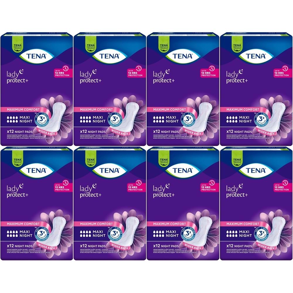Tena Lady Protect Mesane Pedi Maxi Night Geceye Özel 96 Adet