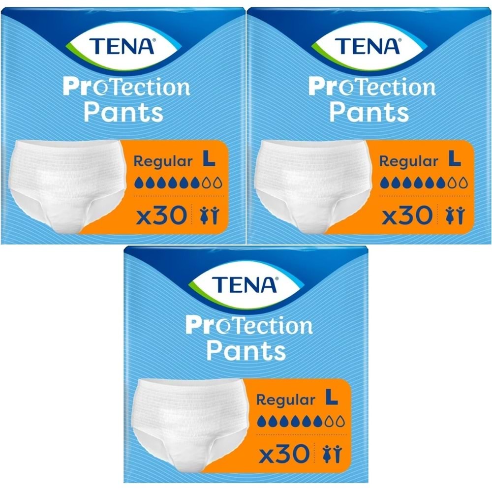 Tena ProTection Pants Regular Emici Külot Yetişkin Bezi L - Büyük - Large 90 Adet