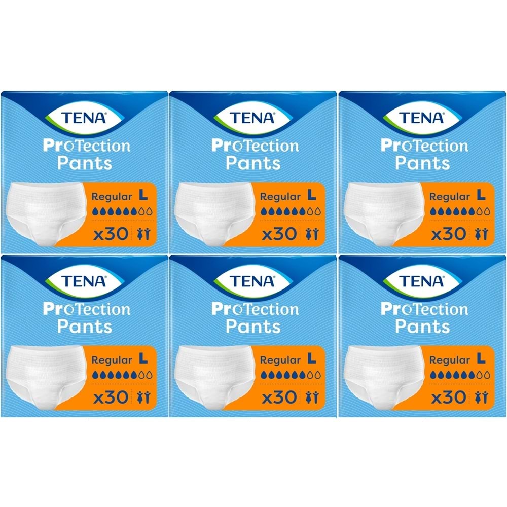 Tena ProTection Pants Regular Emici Külot Yetişkin Bezi L - Büyük - Large 180 Adet