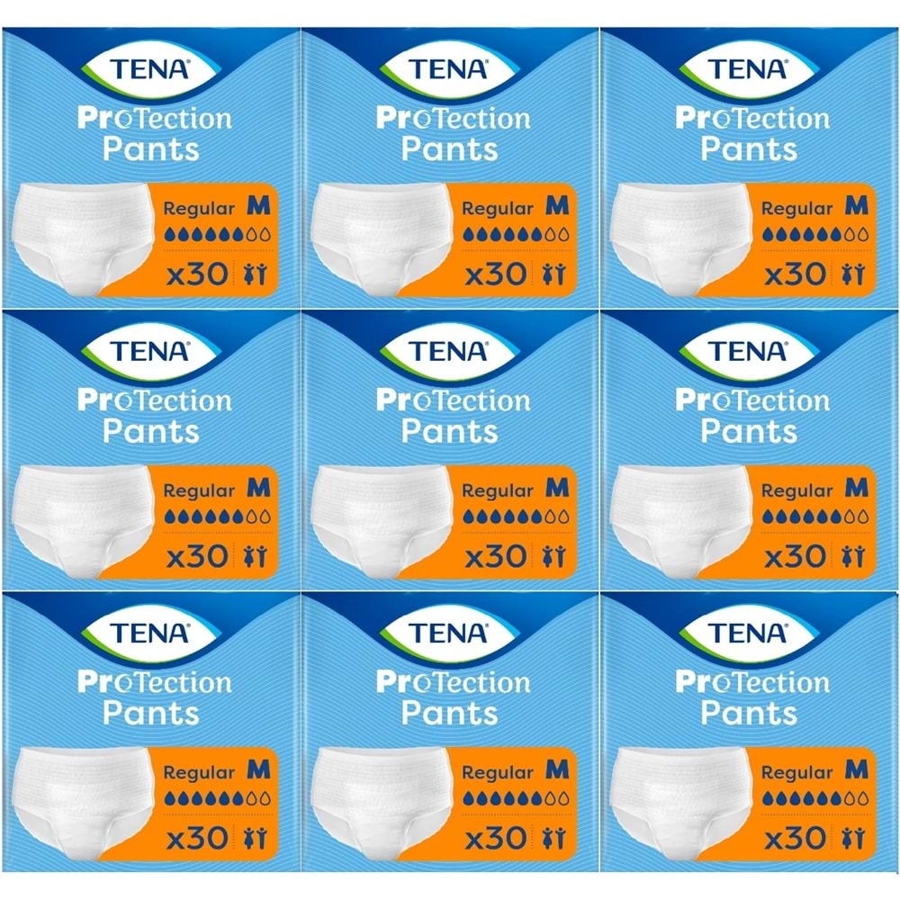 Tena ProTection Pants Regular Emici Külot Yetişkin Bezi M - Orta - Medium 270 Adet