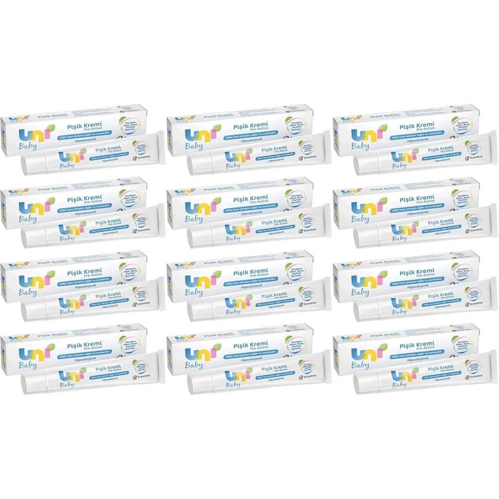 Uni Baby Pişik Kremi 30ML (12 Li Set)