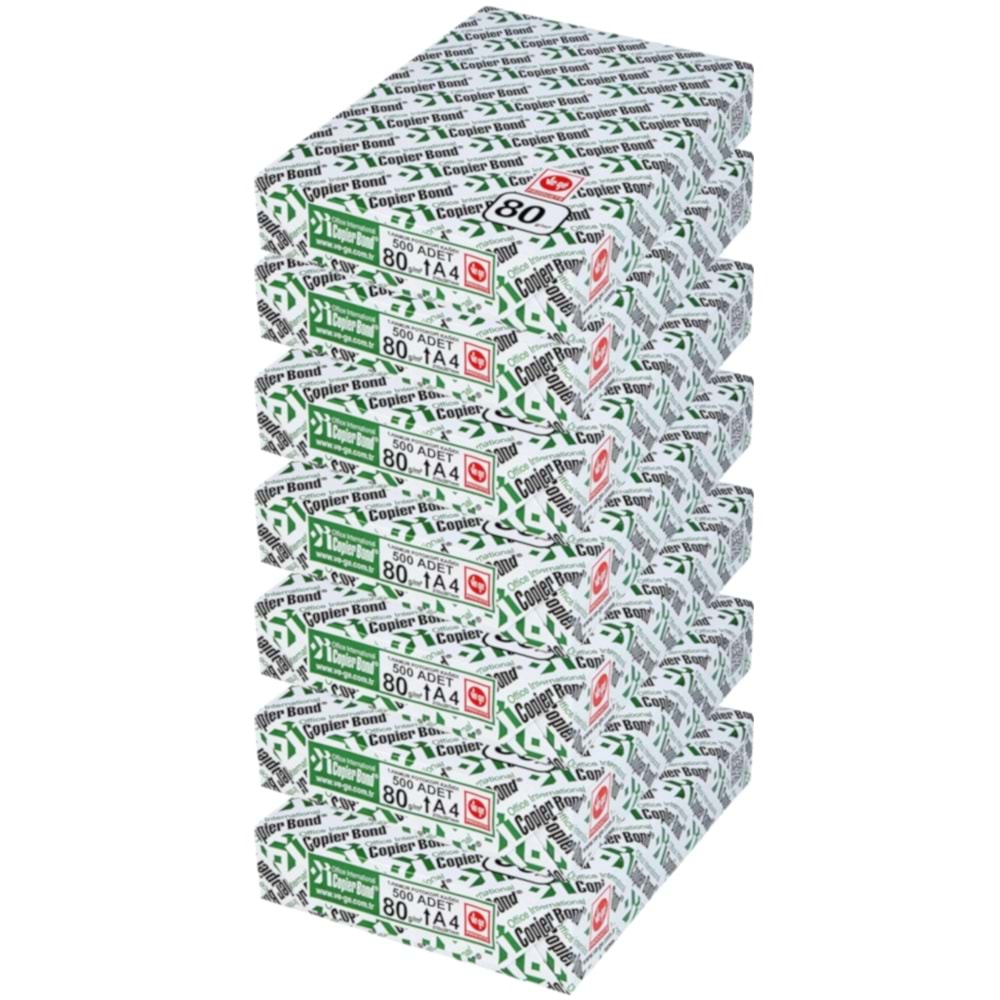 Copier Bond (Ve-Ge) A4 80GR/M2 Fotokopi Kağıdı 3500 Adet (7PK*500)
