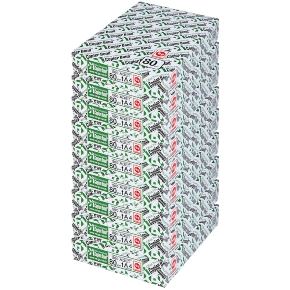 Copier Bond (Ve-Ge) A4 80GR/M2 Fotokopi Kağıdı 4500 Adet (9PK*500)
