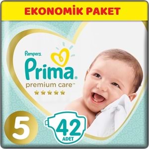 Prima Premium Care Bebek Bezi 5 Beden 11-16 KG Junior 42 Adet Ekonomik Pk