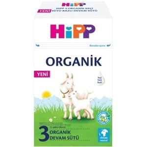 Hipp Organik Keçi Sütü Bazlı Devam Sütü 400GR No:3 (12.Aydan İtibaren)